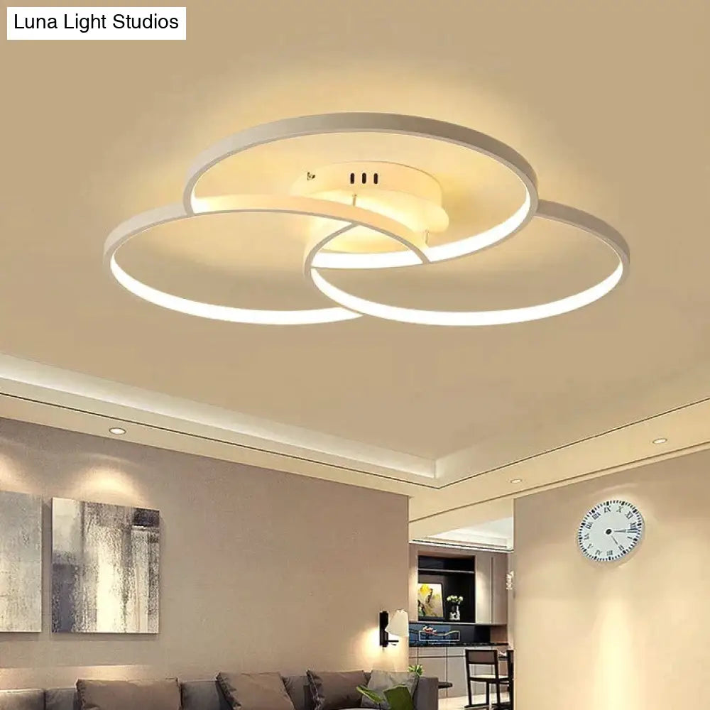 Nordic-Inspired Led Ceiling Lamp - Illuminate Your Living Room Or Bedroom With Elegance And Style