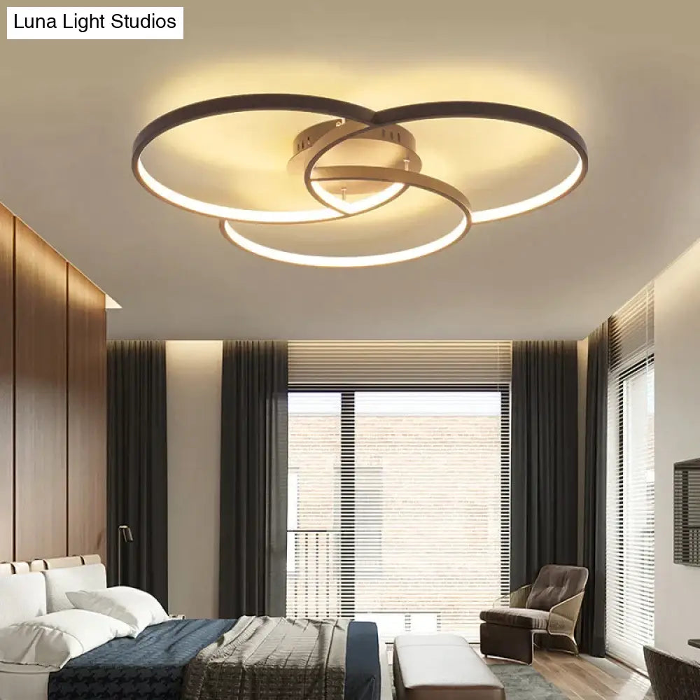 Nordic-Inspired Led Ceiling Lamp - Illuminate Your Living Room Or Bedroom With Elegance And Style