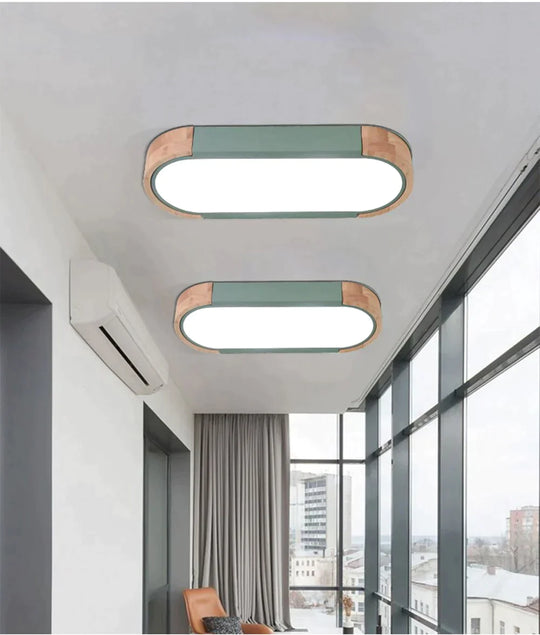 Nordic Led Ceiling Light Aisle Lights Office Strip Lighting Round Corner Creative Simple Corridor