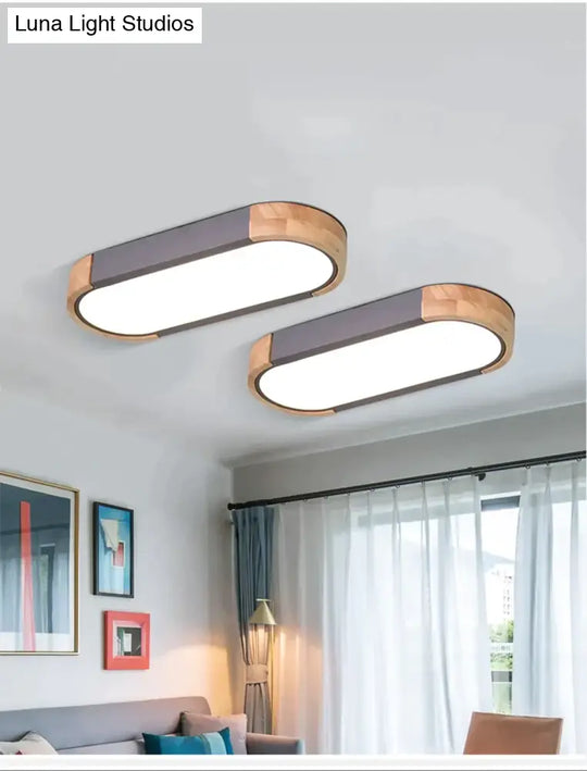 Nordic Led Ceiling Light Aisle Lights Office Strip Lighting Round Corner Creative Simple Corridor