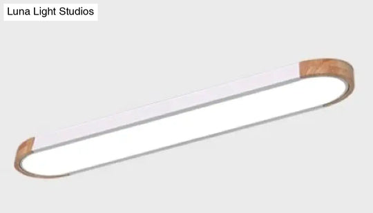 Nordic Led Ceiling Light Aisle Lights Office Strip Lighting Round Corner Creative Simple Corridor