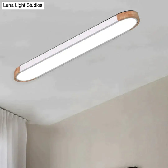 Nordic Led Ceiling Light Aisle Lights Office Strip Lighting Round Corner Creative Simple Corridor