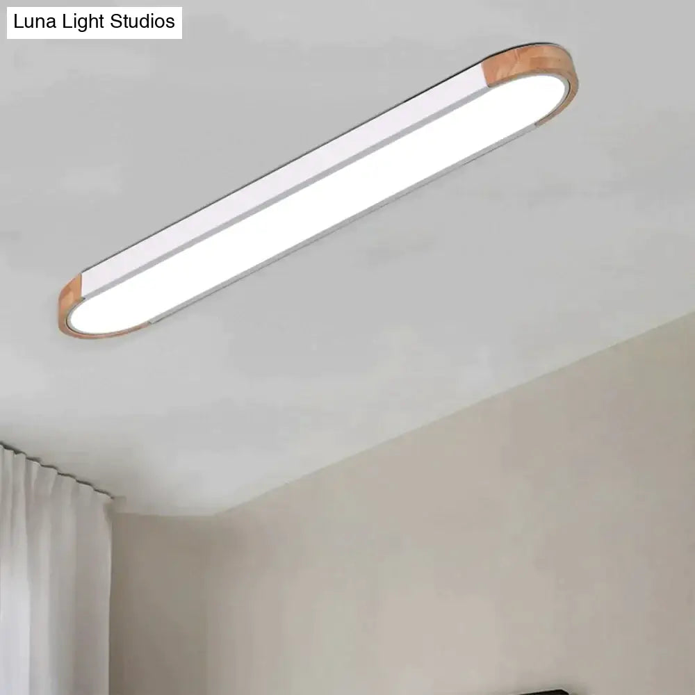 Nordic Led Ceiling Light Aisle Lights Office Strip Lighting Round Corner Creative Simple Corridor