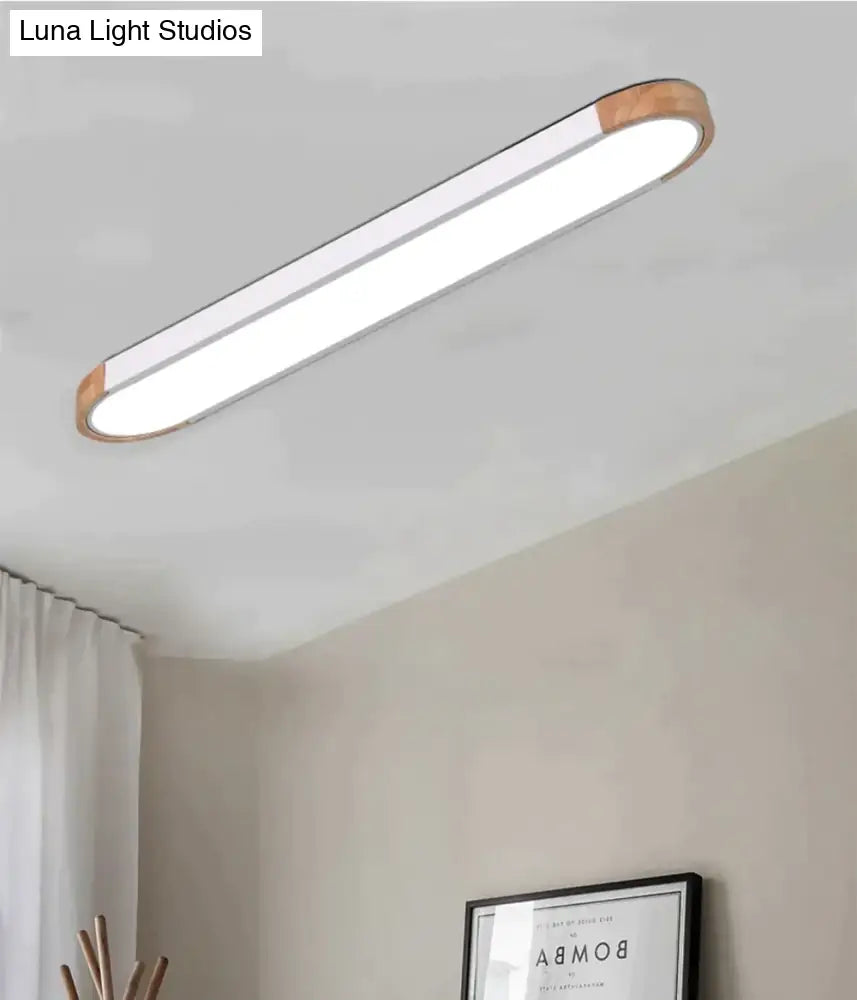 Nordic Led Ceiling Light Aisle Lights Office Strip Lighting Round Corner Creative Simple Corridor