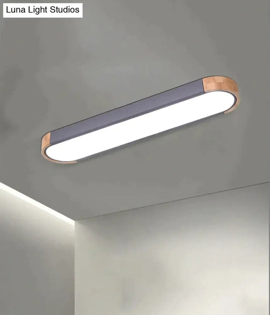 Nordic Led Ceiling Light Aisle Lights Office Strip Lighting Round Corner Creative Simple Corridor