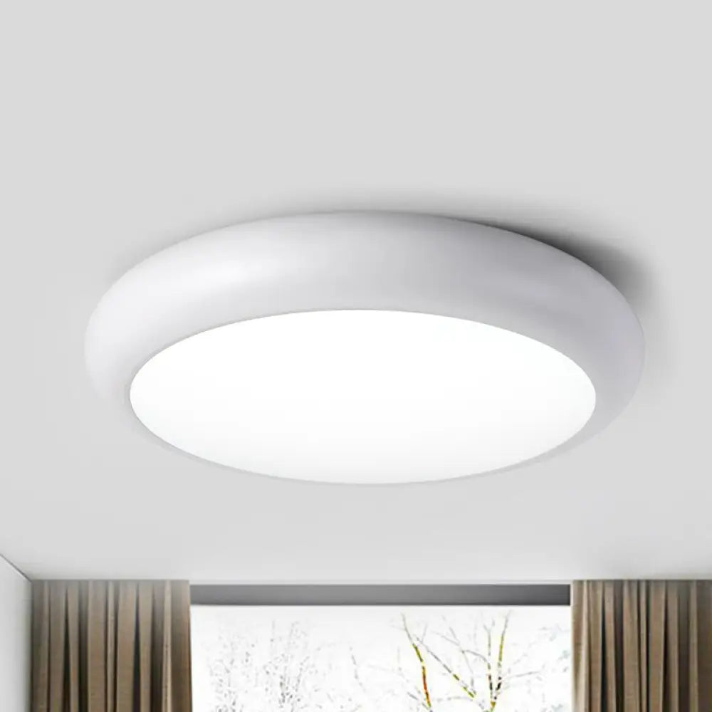 Nordic Led Ceiling Light For Children’s Bedroom White / 14’