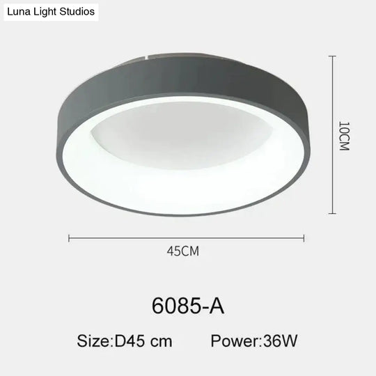 Nordic Led Ceiling Lights For Bedroom Kitchen Post Modern Lighting Lamp Dimmable With Remote