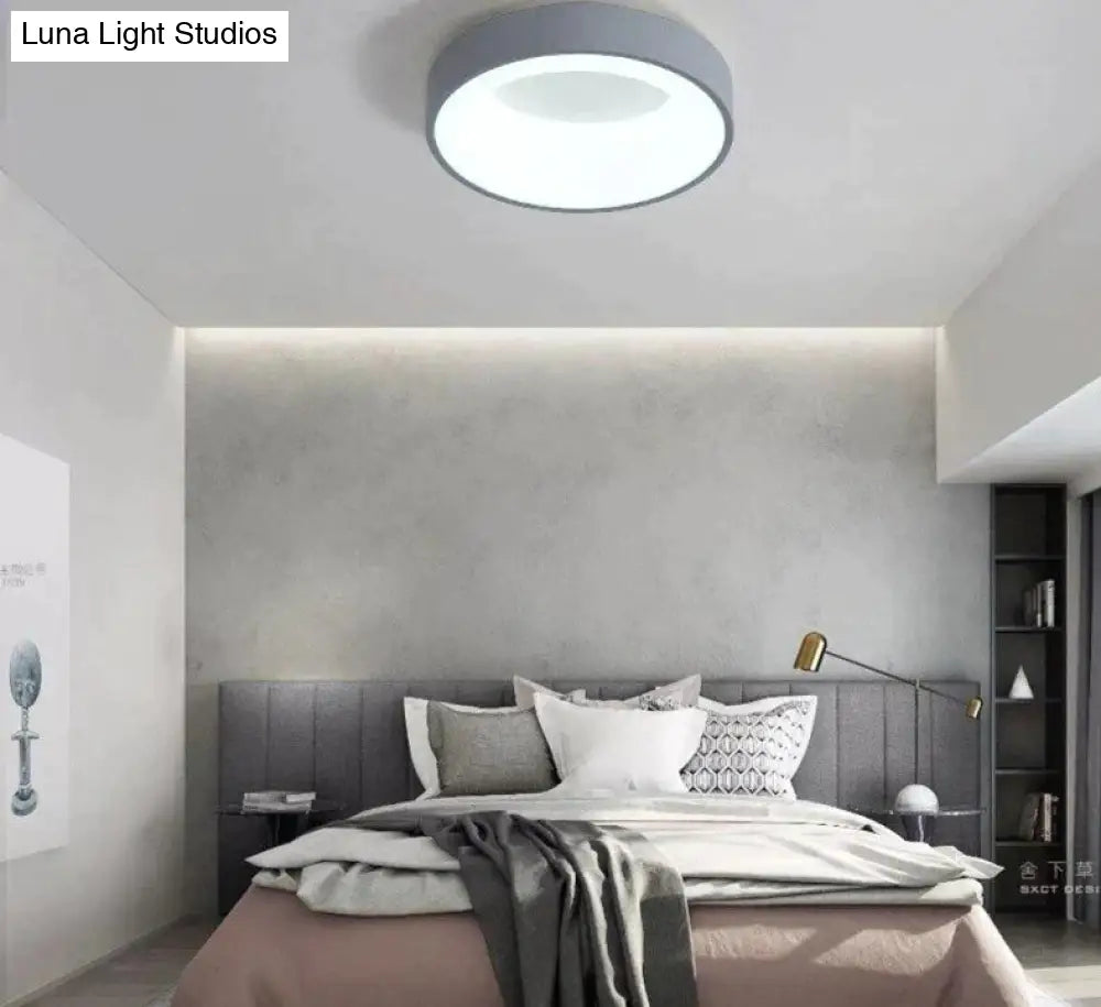 Nordic Led Ceiling Lights For Bedroom Kitchen Post Modern Lighting Lamp Dimmable With Remote