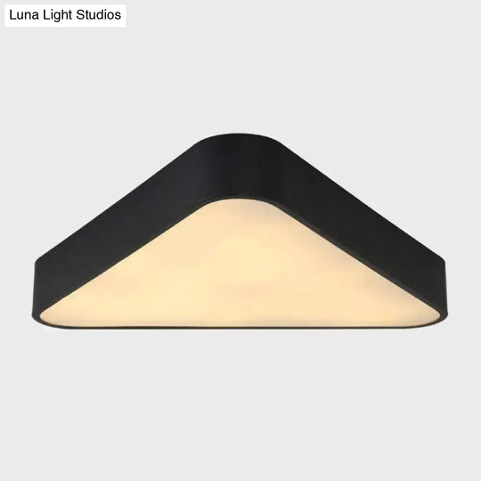 Nordic Led Flush Mount Ceiling Light For Foyer: Acrylic Triangle Fixture