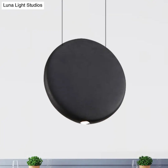 Modern Nordic Resin Pendant Lamp In Black/Grey/Green With Led Warm/White Light 3 Sizes Black / 6