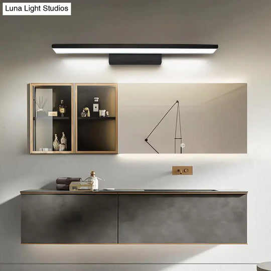 Nordic Led Vanity Light In Sleek Bar Design For Modern Bathroom Decor