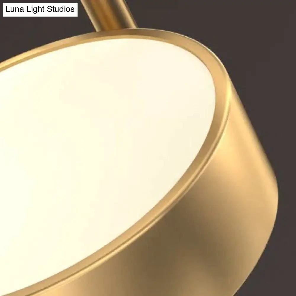 Nordic Light Luxury Bedside Lamp Bedroom Full Copper Wall Lamp Three color light / W12*L30*H18cm-6W Copper Wall Lamps