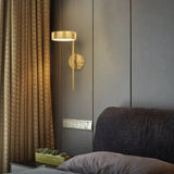 Nordic Light Luxury Bedside Lamp Bedroom Full Copper Wall Lamp Three color light / W12*L30*H18cm-6W Copper Wall Lamps