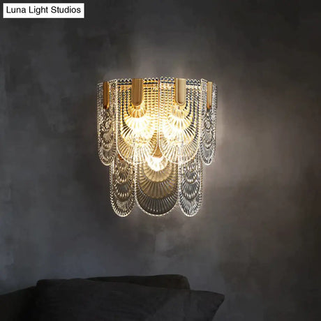 Nordic Light Luxury Creative Bedroom Bedside Copper Wall Lamp Copper Wall Lamps