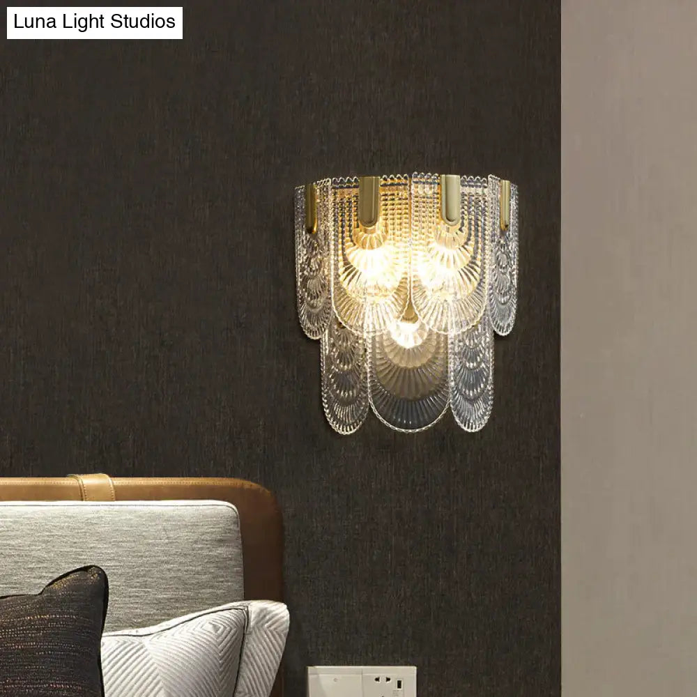 Nordic Light Luxury Creative Bedroom Bedside Copper Wall Lamp Copper Wall Lamps