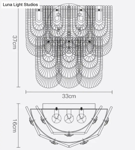 Nordic Light Luxury Creative Bedroom Bedside Copper Wall Lamp Copper Wall Lamps