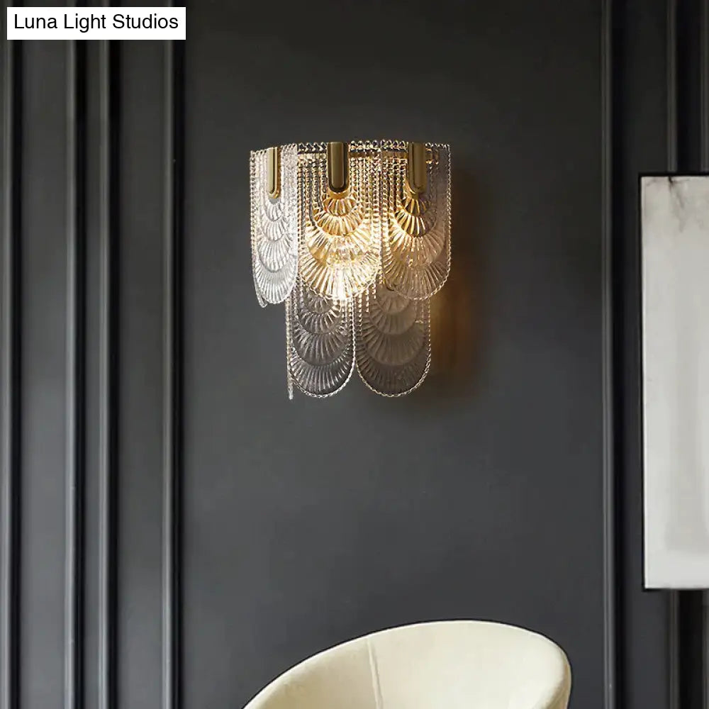 Nordic Light Luxury Creative Bedroom Bedside Copper Wall Lamp Copper Wall Lamps