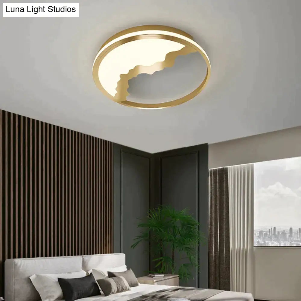 Nordic Light Luxury Room All Copper Ceiling Led Lights