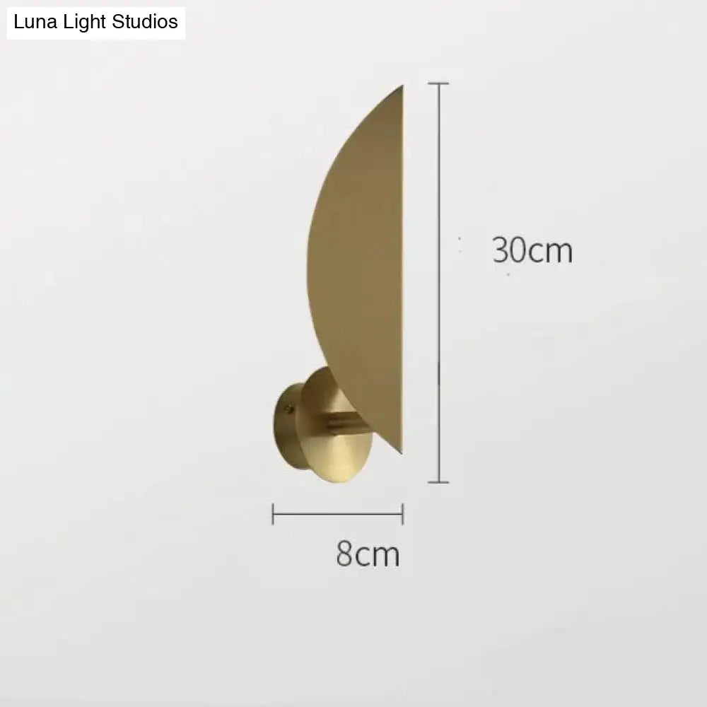 Nordic Lighting All Copper Wall Lamp Bedroom Room Bedside Simple Living Corridor Creative Light