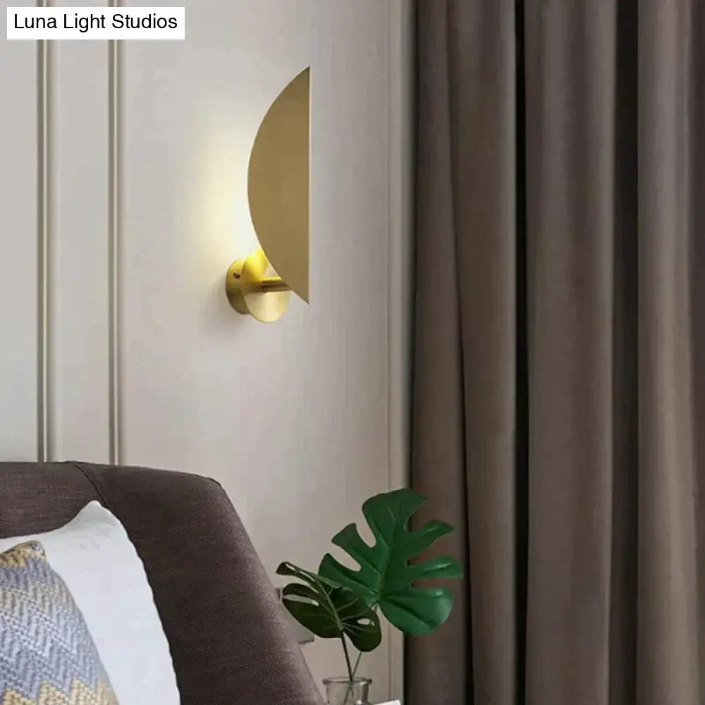 Nordic Lighting All Copper Wall Lamp Bedroom Room Bedside Simple Living Corridor Creative Light