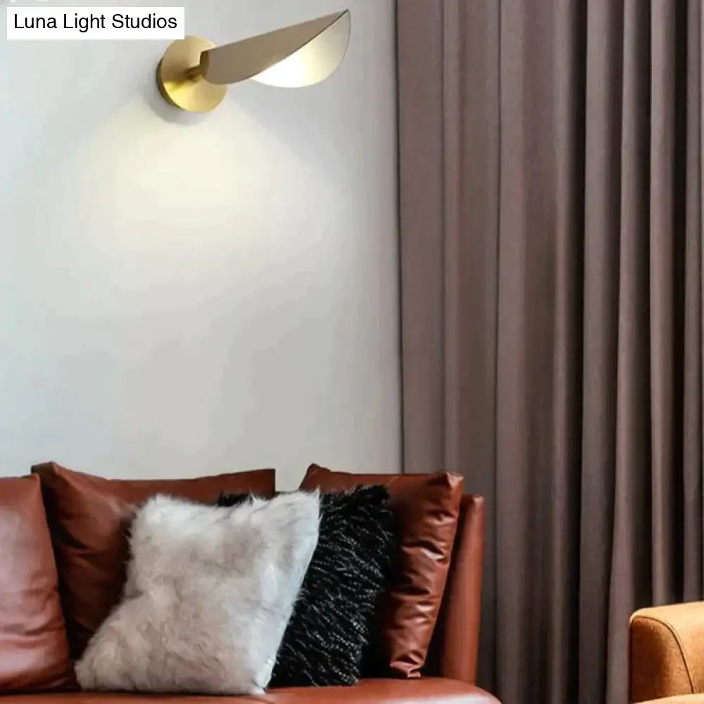 Nordic Lighting All Copper Wall Lamp Bedroom Room Bedside Simple Living Corridor Creative Light