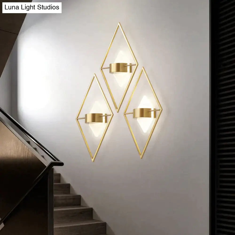 Nordic Living Room Background Copper Wall Lamp Copper Wall Lamps