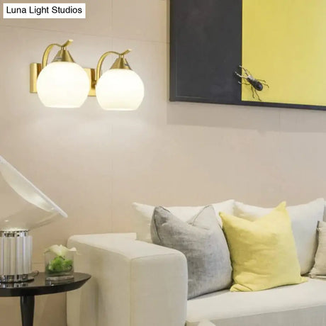 Nordic Living Room Background Wall Bedroom Copper Wall Lamp Copper Wall Lamps