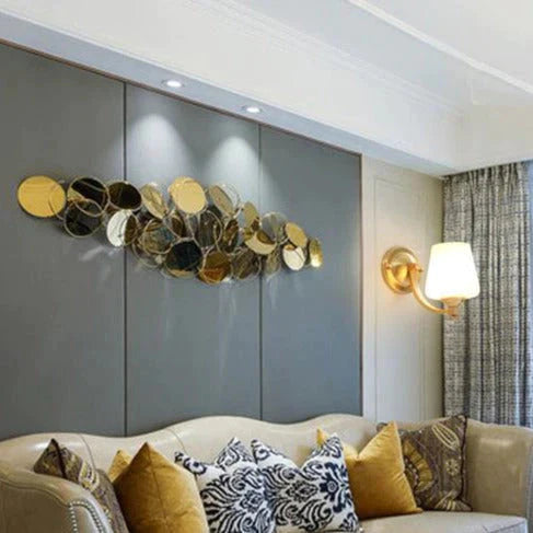 Nordic Living Room Bedroom Copper Wall Lamps 