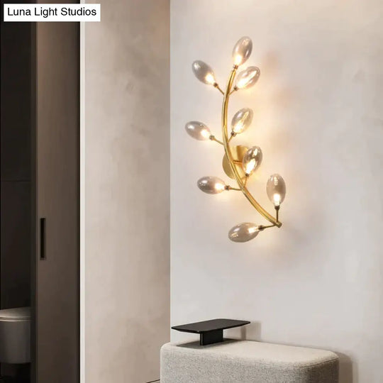 Nordic Living Room Creative Luxury Bedside Copper Wall Lamp Lamps