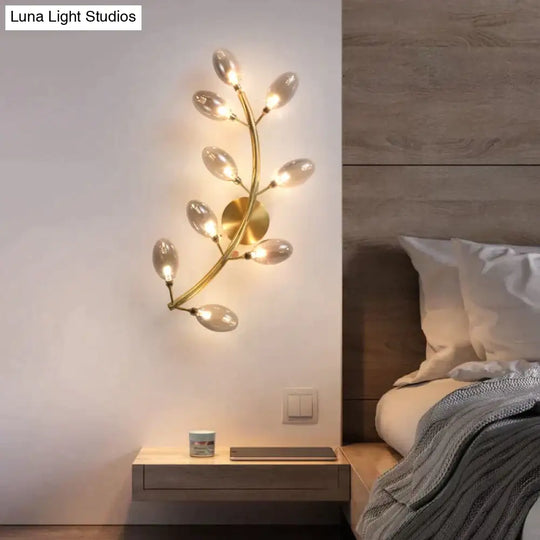 Nordic Living Room Creative Luxury Bedside Copper Wall Lamp Lamps