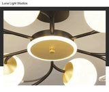 Nordic Living Room Lamp Simple Modern Atmosphere Luxury Ceiling Lamp Ceiling