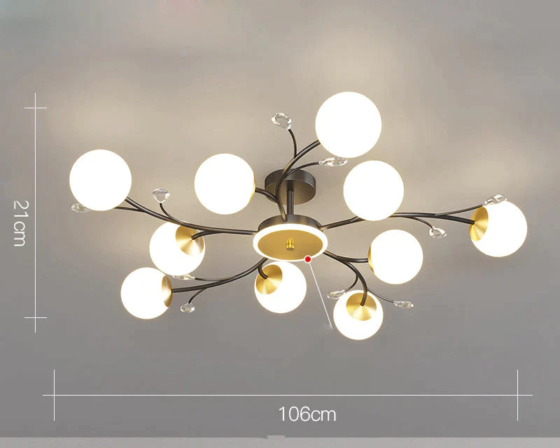 Nordic Living Room Lamp Simple Modern Atmosphere Luxury Ceiling