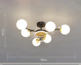 Nordic Living Room Lamp Simple Modern Atmosphere Luxury Ceiling