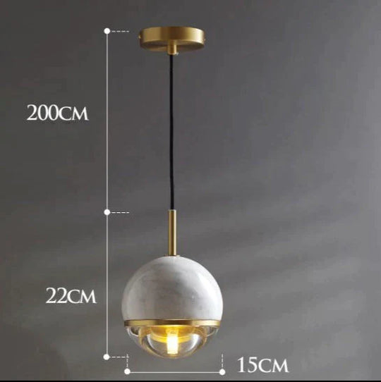 Nordic Luxury Bedroom Bedside Chandelier Lamps