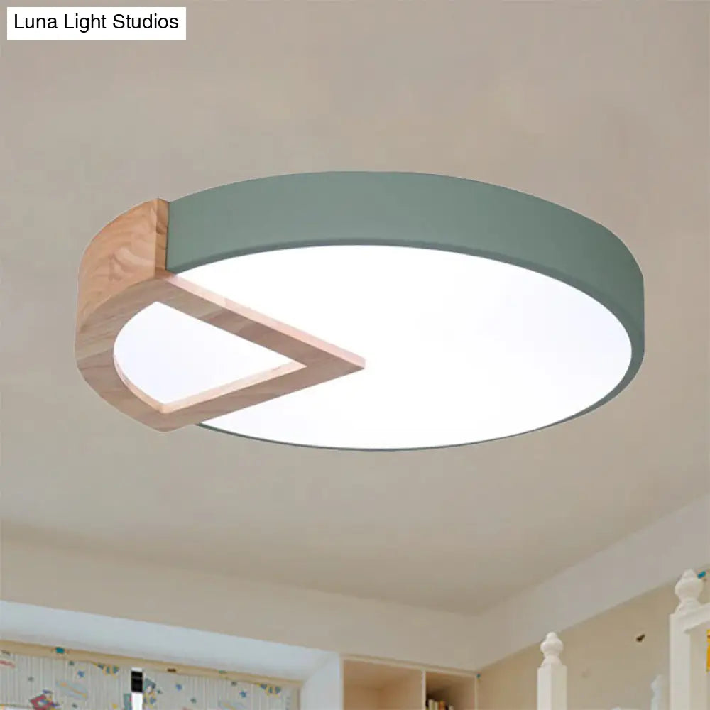 Nordic Macaron Flush Mount Light For Kids’ Bedrooms