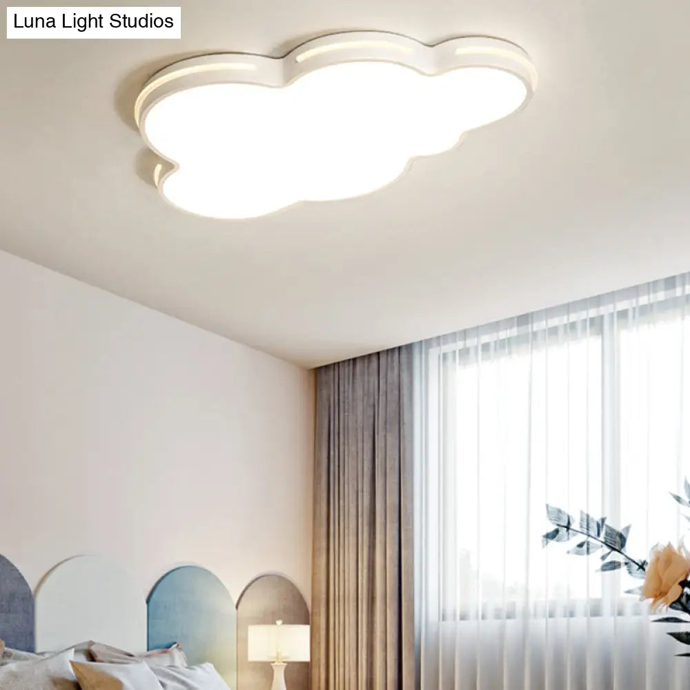 Nordic Metallic Flush Ceiling Light Cloud Design - 1 - Light Flush - Mount Fixture