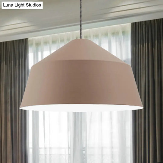 Nordic Metallic Pendant Lamp With Adjustable Cord - Perfect For Hotels And Barns Coffee