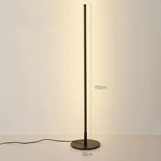 Nordic Minimalism LED Floor Lamp Bedroom Bedside Decoration Home Floor Light Indoor Lighting Standing Light Corner Floor Lamps