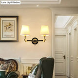 Nordic Minimalist Bedroom Bedside Full Copper Wall Lamp Copper Wall Lamps