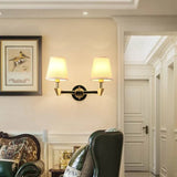 Nordic Minimalist Bedroom Bedside Full Copper Wall Lamp Lamps