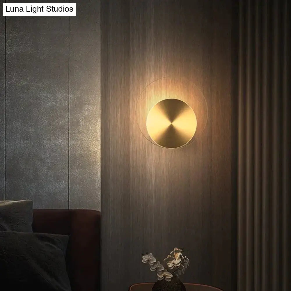 Nordic Minimalist Bedside Lamp Bedroom Full Copper Wall Lamp Copper Wall Lamps