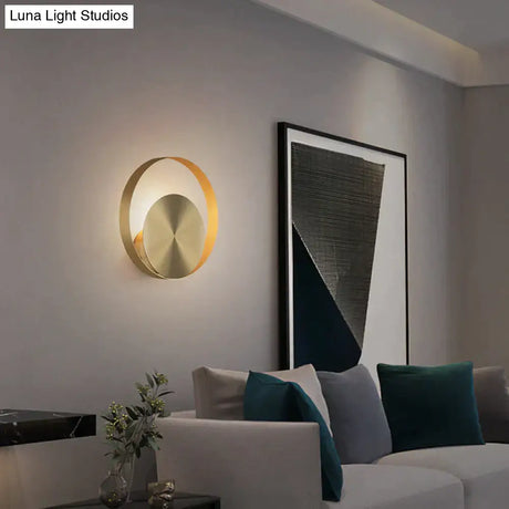 Nordic Minimalist Bedside Lamp Bedroom Full Copper Wall Lamp Copper Wall Lamps