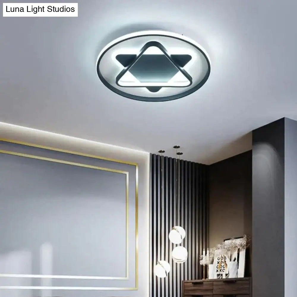 Nordic Minimalist Five-Pointed Star Light Bedroom Ceiling Lamp