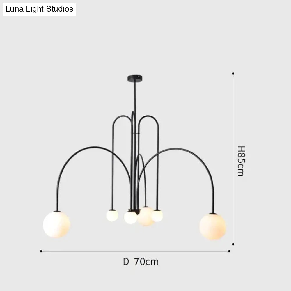 Nordic Minimalist Living Room Restaurant Lamp Creative Personality Study Cafe Clothing Store Art