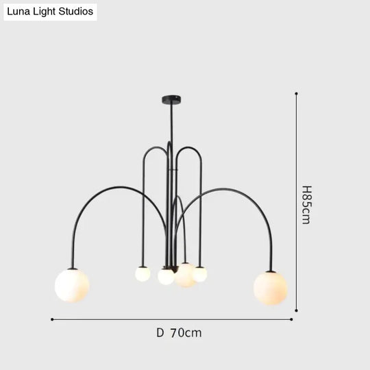 Nordic Minimalist Living Room Restaurant Lamp Creative Personality Study Cafe Clothing Store Art