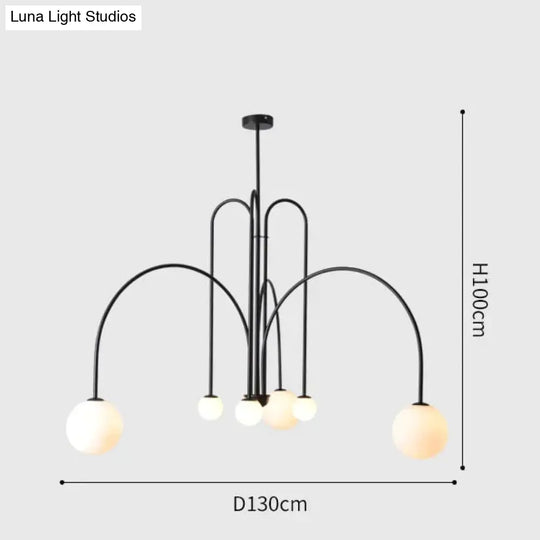 Nordic Minimalist Living Room Restaurant Lamp Creative Personality Study Cafe Clothing Store Art