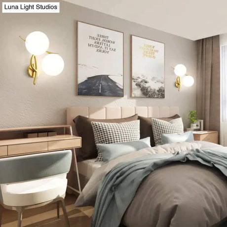 Nordic Minimalist Modern Living Room Corridor Bedroom Full Copper Wall Lamp Copper Wall Lamps