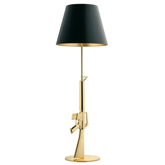 Nordic Modern AK47 Gun_Lounge Silvery Gold Lustre Bedroom Lamp LED Floor Lamps Kids Children Room Fixtures Home Loft Decor