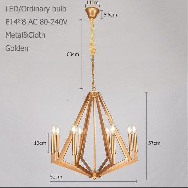 Nordic Modern Diamond Pendant Light Led E14 Loft Industrial Hanging Lamp With 2 Colors For Living