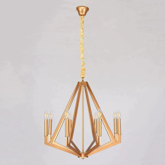 Nordic Modern Diamond Pendant Light LED E14 Loft Industrial Hanging Lamp With 2 Colors For Living Room Bedroom Restaurant Office